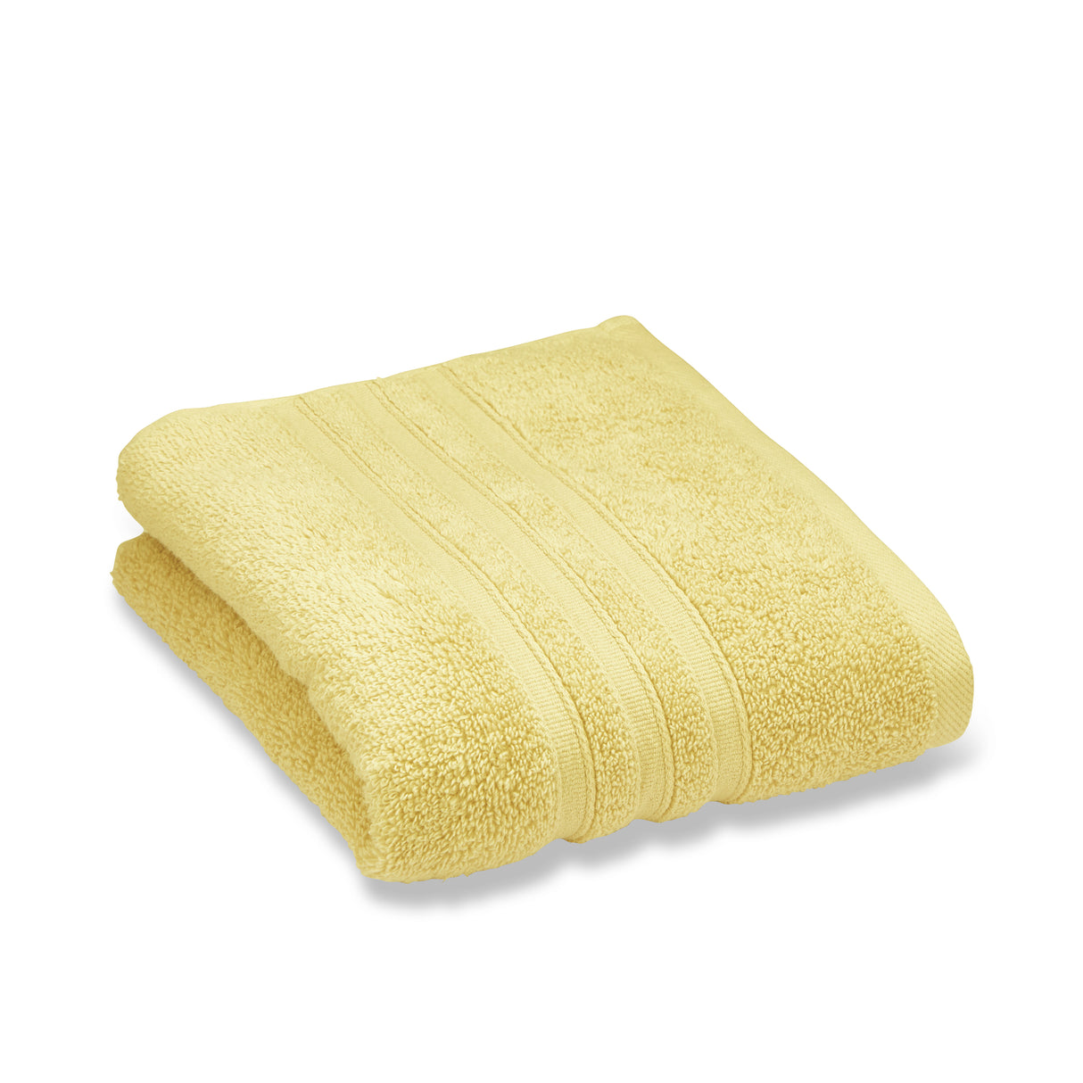Catherine Lansfield Zero Twist 100% Cotton 450gsm Yellow Towels