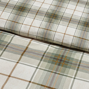 Catherine Lansfield Troon Check Green 100% Brushed Cotton Duvet Set