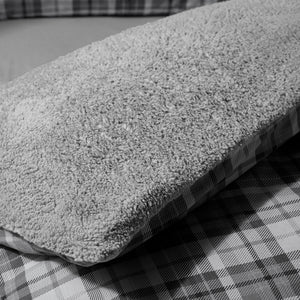Catherine Lansfield Cosy Sherpa Check Duvet Set