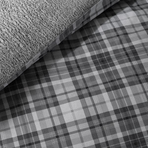 Catherine Lansfield Cosy Sherpa Check Duvet Set
