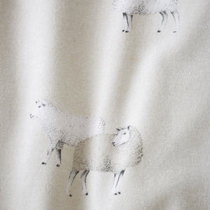 Catherine Lansfield Sheep Natural Brushed Cotton Duvet Set