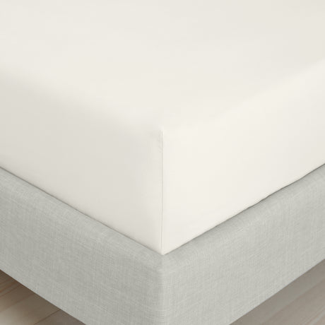 Bianca 200 Thread Count 100% Cotton Percale Cream Sheets