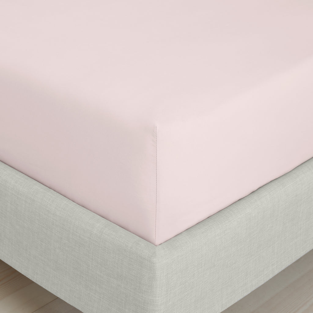 Bianca 200 Thread Count 100% Cotton Percale Blush Sheets