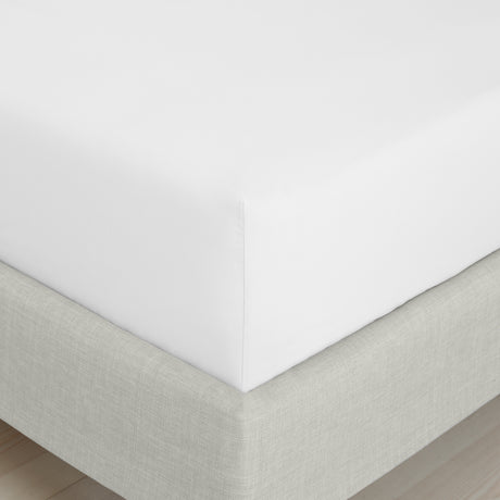 Bianca 200 Thread Count 100% Cotton Percale White Sheets