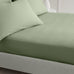 Bianca 200 Thread Count 100% Cotton Percale Sage Sheets
