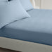 Bianca 200 Thread Count 100% Cotton Percale Blue Sheets