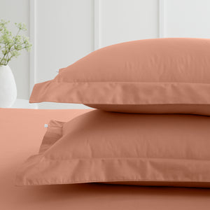 Bianca 200 Thread Count 100% Cotton Percale Clay Sheets