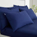 Bianca 200 Thread Count 100% Cotton Percale Navy Sheets