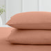 Bianca 200 Thread Count 100% Cotton Percale Clay Sheets