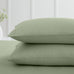 Bianca 200 Thread Count 100% Cotton Percale Sage Sheets