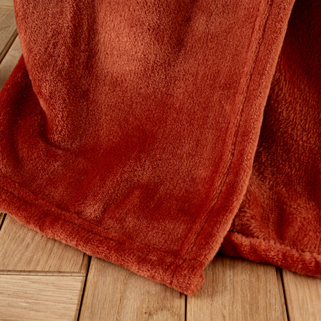 Catherine Lansfield Plain Raschel Velvet Touch 200cm x 240cm Throws