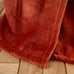 Catherine Lansfield Plain Raschel Velvet Touch 200cm x 240cm Throws