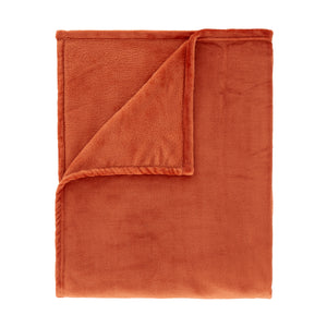 Catherine Lansfield Plain Raschel Velvet Touch 200cm x 240cm Throws