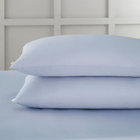 Bianca 400 Thread Count 100% Pure Cotton Sateen Blue Sheets