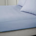 Bianca 400 Thread Count 100% Pure Cotton Sateen Blue Sheets