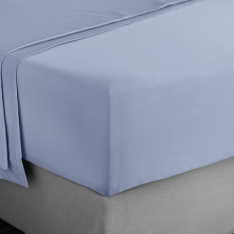 Bianca 400 Thread Count 100% Pure Cotton Sateen Blue Sheets