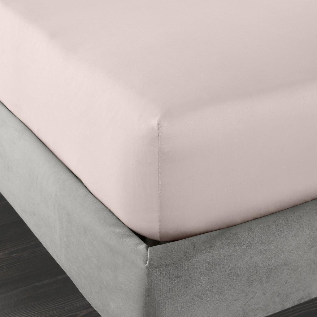 Bianca 400 Thread Count 100% Pure Cotton Sateen Blush Sheets