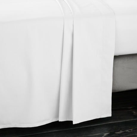 Bianca 400 Thread Count 100% Pure Cotton Sateen White Sheets