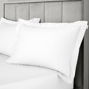 Bianca 400 Thread Count 100% Pure Cotton Sateen White Sheets