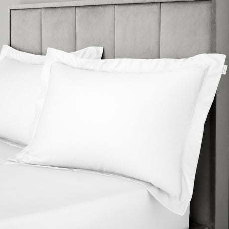 Bianca 400 Thread Count 100% Pure Cotton Sateen White Sheets