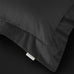 Bianca 400 Thread Count 100% Pure Cotton Sateen Black Sheets