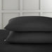 Bianca 400 Thread Count 100% Pure Cotton Sateen Black Sheets