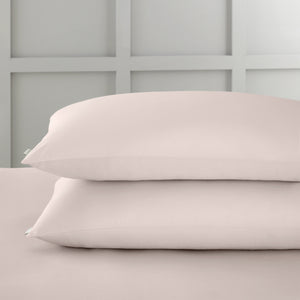 Bianca 400 Thread Count 100% Pure Cotton Sateen Blush Sheets