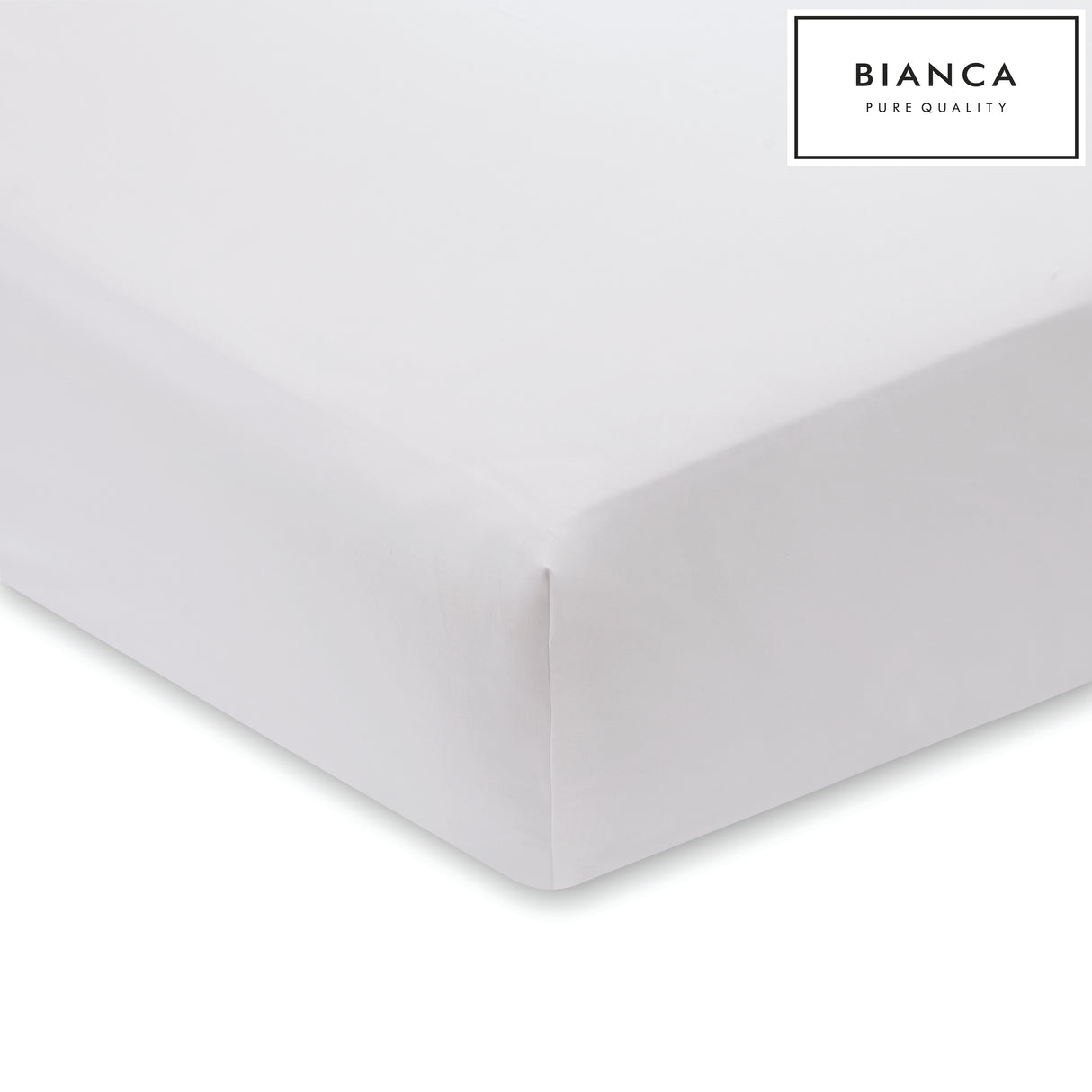 Bianca Luxury 800 Thread Count 100% Pure Cotton Sateen White Sheets