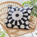 Catherine Lansfield Kaleidoscope Geo Black/White Outdoor 45cm x 45cm Cushion