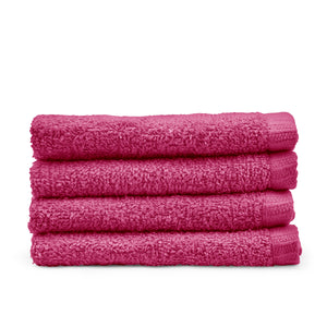 Catherine Lansfield Quick Dry 100% Cotton Hot Pink 400gsm Towels