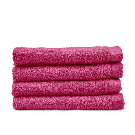 Catherine Lansfield Quick Dry 100% Cotton Hot Pink 400gsm Towels