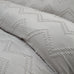 Catherine Lansfield Chevron Clipped Jacquard Duvet Set