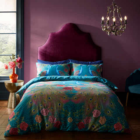 Matthew Williamson Xanadu Teal Duvet Set
