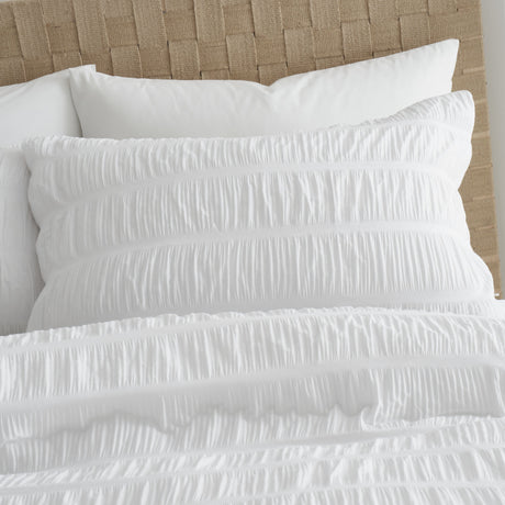 Catherine Lansfield Seersucker Duvet Set