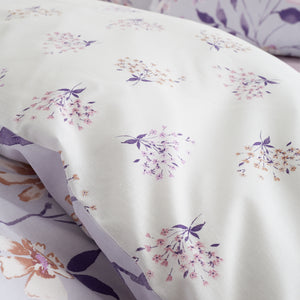 Catherine Lansfield Isadora Floral Lilac Duvet Set