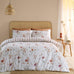 Catherine Lansfield Harvest Flowers Natural 100% Brushed Cotton Duvet Set