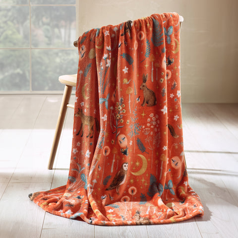 Catherine Lansfield Enchanted 130cm x 170cm Throw