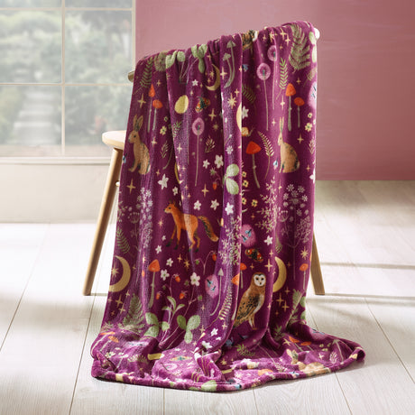 Catherine Lansfield Enchanted 130cm x 170cm Throw