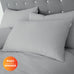 Catherine Lansfield 100% Cotton Brushed Cotton 165gsm Grey Sheets