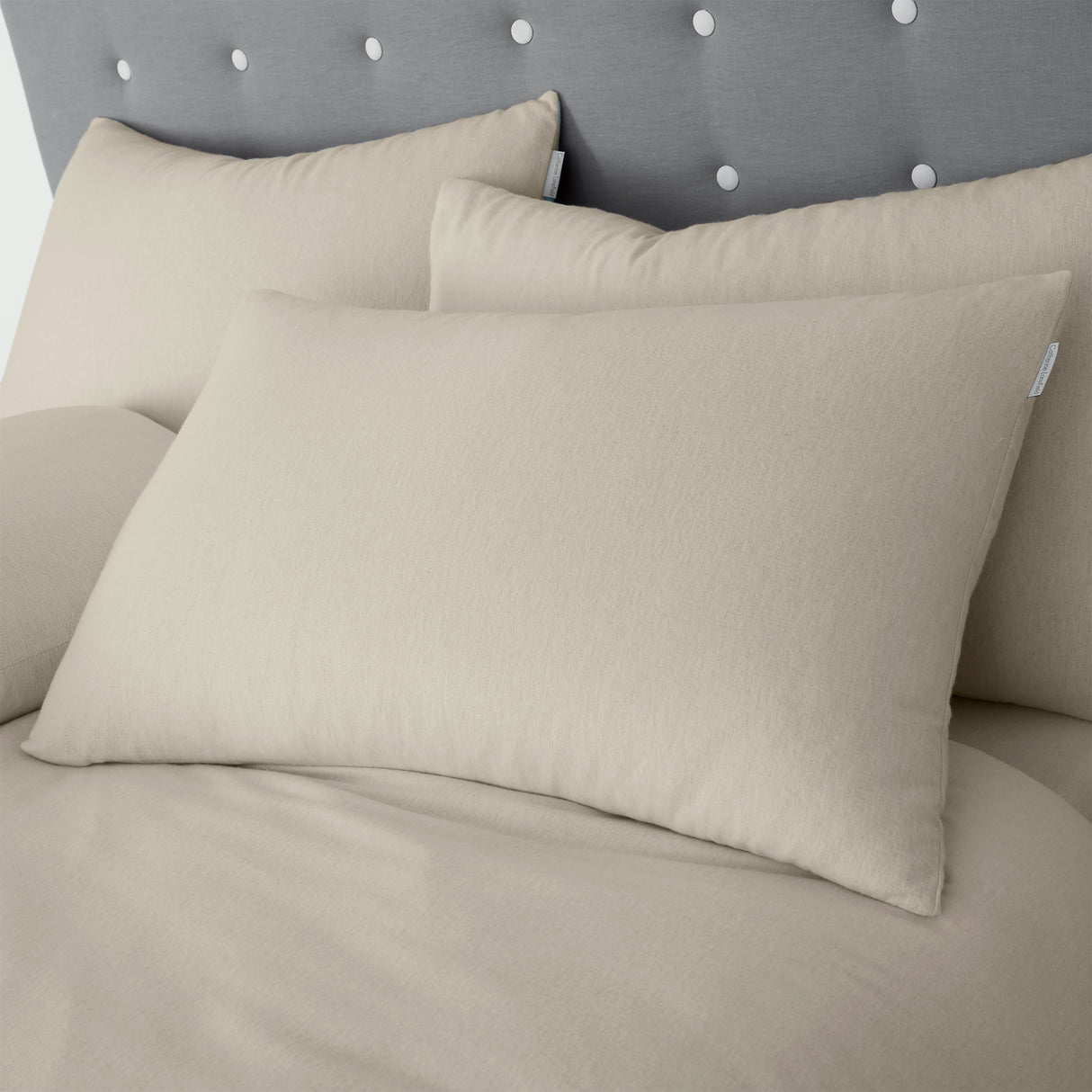 Catherine Lansfield 100% Cotton Brushed Cotton 165gsm Cream Sheets