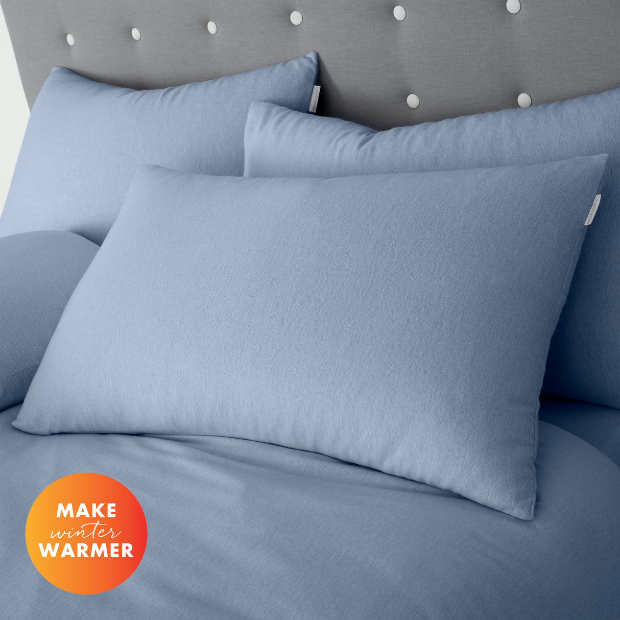 Catherine Lansfield 100% Cotton Brushed Cotton 165gsm Lansfield Blue Sheets