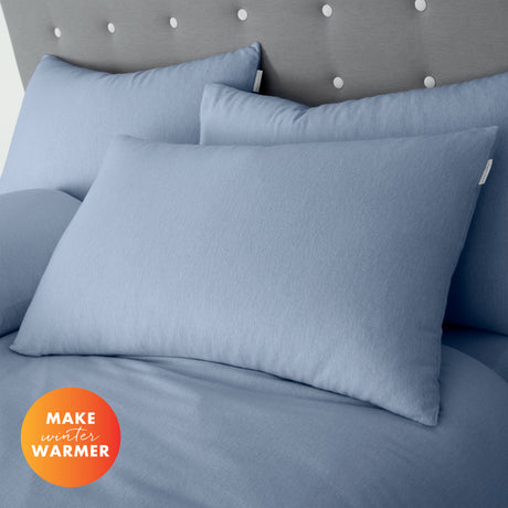 Catherine Lansfield 100% Cotton Brushed Cotton 165gsm Lansfield Blue Sheets