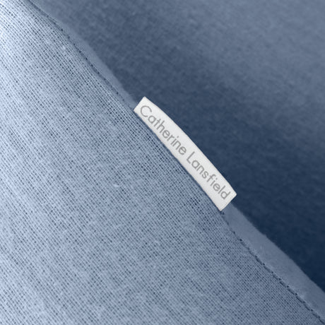 Catherine Lansfield 100% Cotton Brushed Cotton 165gsm Lansfield Blue Sheets