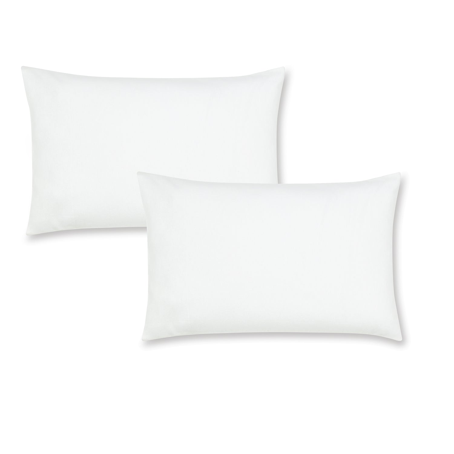 Catherine Lansfield 100% Cotton Brushed Cotton 165gsm White Sheets