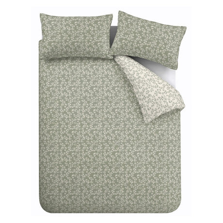 Bianca Shadow Leaves Green Duvet Set