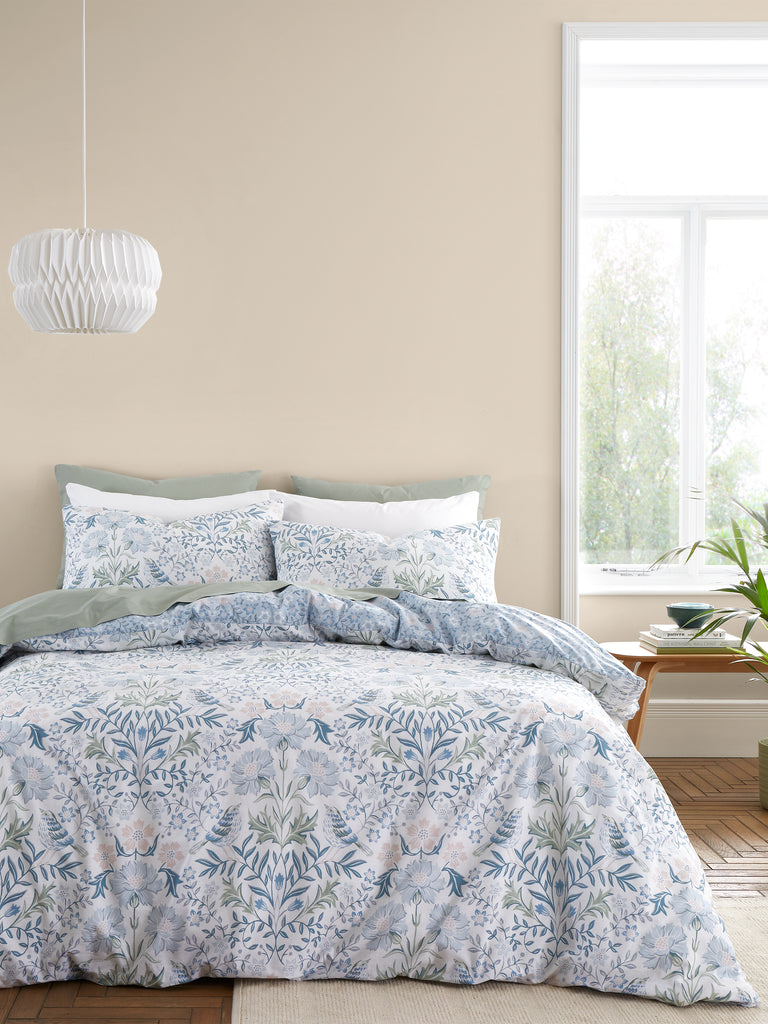 Bianca Hedgerow Hopper Blue Duvet Set