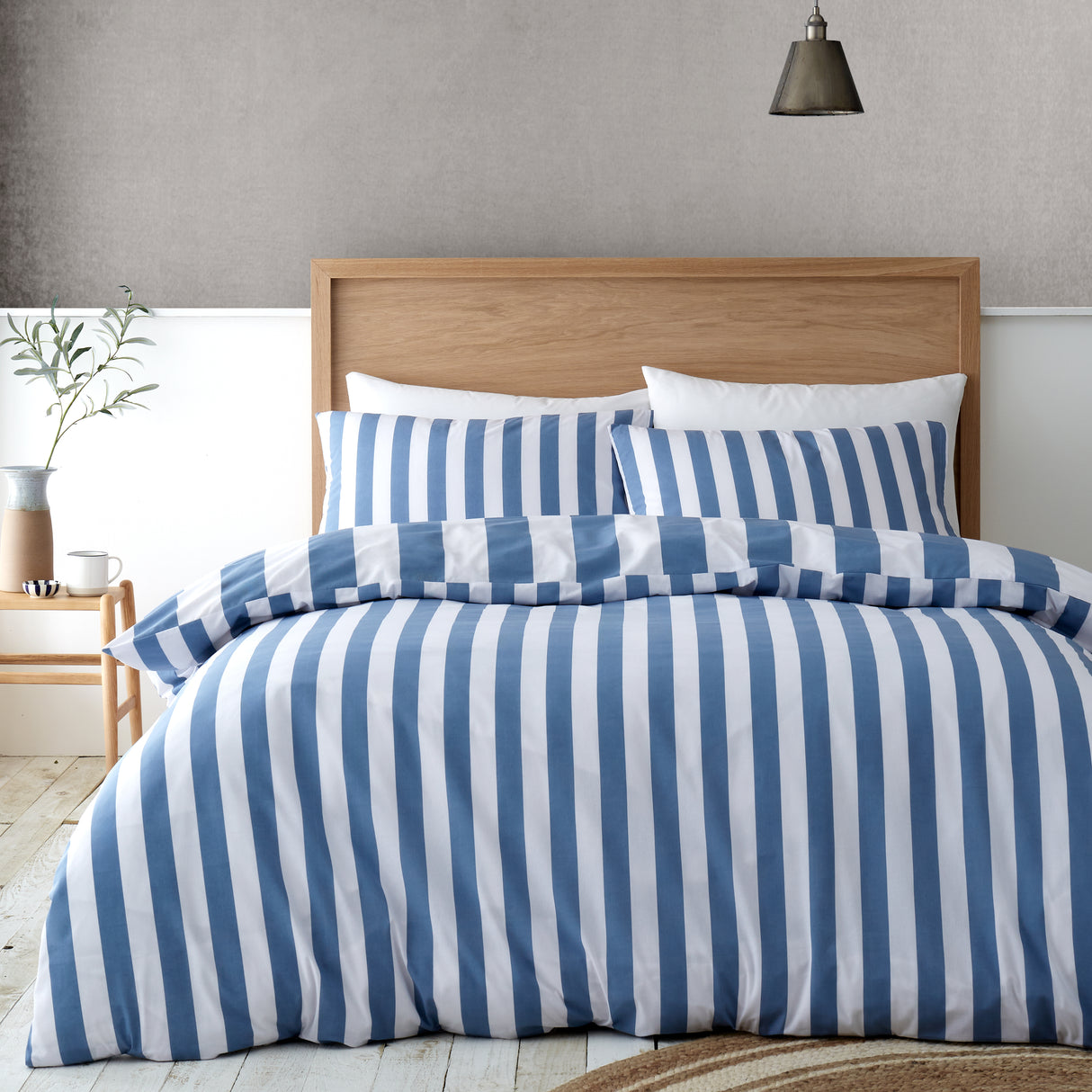 Catherine Lansfield Cove Stripe Duvet Set