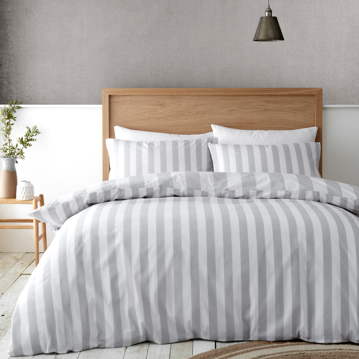 Catherine Lansfield Cove Stripe Duvet Set