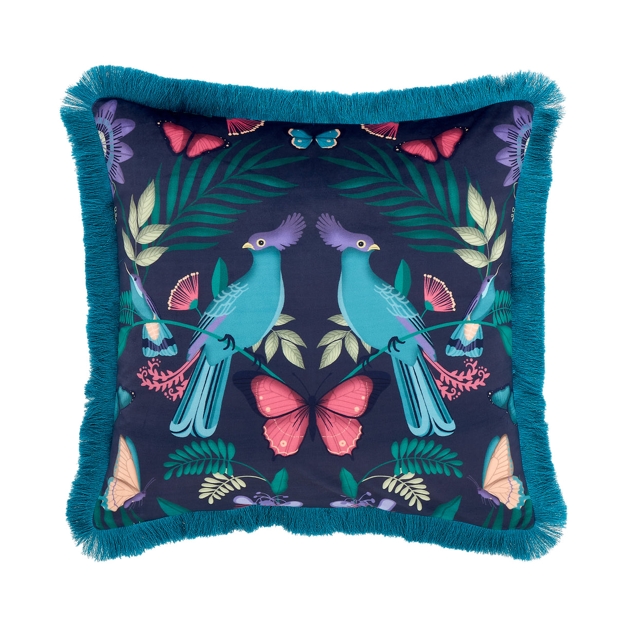 Catherine Lansfield Mya Tropical Birds Duckegg Duvet Set
