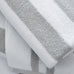 Bianca Reversible Stripe Jacquard 100% Pure Cotton 600gsm Towels